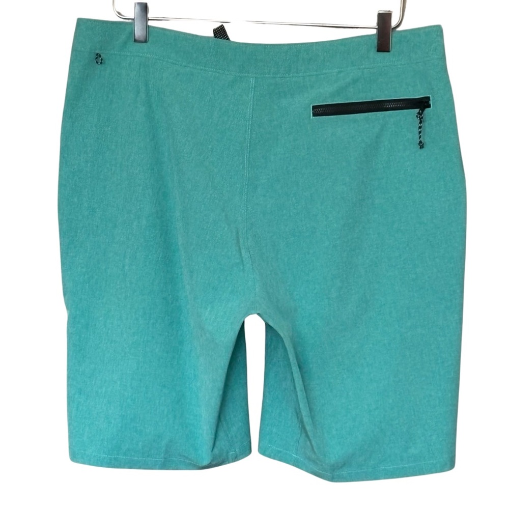 NIKE: Four Way Stretch Swim Trunks in Green - Picture 2 of 5